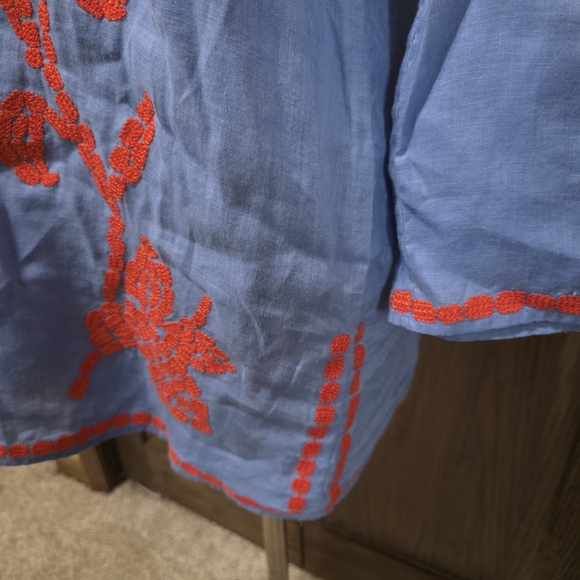 Tory Burch Embroidered Tunic - Picture 4 of 4